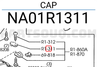 Mazda NA01R1311 CAP