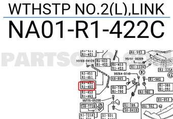 Mazda NA01R1422C WTHSTP NO.2(L),LINK