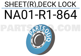 Mazda NA01R1864 SHEET(R),DECK LOCK