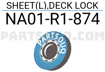 Mazda NA01R1874 SHEET(L),DECK LOCK