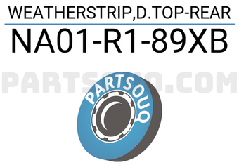 Mazda NA01R189XB WEATHERSTRIP,D.TOP-REAR