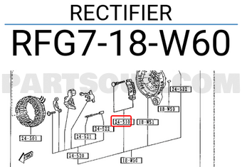 Mazda RFG718W60 RECTIFIER