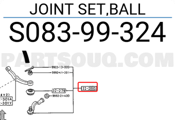 Mazda S08399324 JOINT SET,BALL