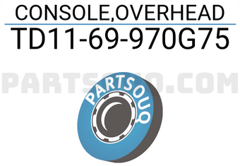 Mazda TD1169970G75 CONSOLE,OVERHEAD