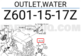OUTLET,WATER Z6011517ZD | Mazda Parts | PartSouq