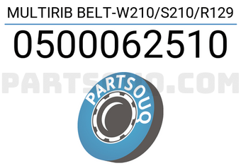 Meyle 0500062510 MULTIRIB BELT-W210/S210/R129