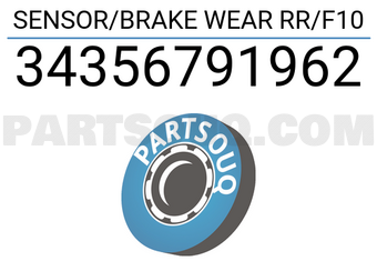 Meyle 34356791962 SENSOR/BRAKE WEAR RR/F10