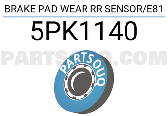 Meyle 5PK1140 BRAKE PAD WEAR RR SENSOR/E81