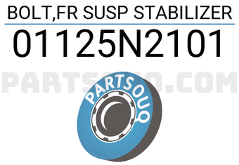Mitsubishi 01125N2101 BOLT,FR SUSP STABILIZER