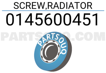 Mitsubishi 0145600451 SCREW,RADIATOR