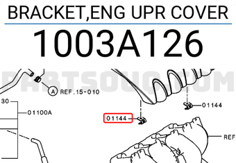 Mitsubishi 1003A126 BRACKET,ENG UPR COVER