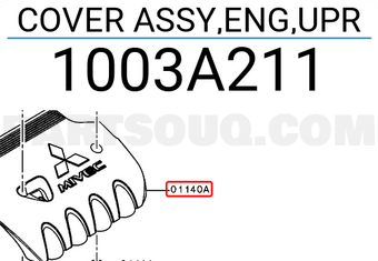 Mitsubishi 1003A211 COVER ASSY,ENG,UPR