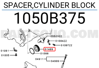 1050B375 Mitsubishi SPACER,CYLINDER BLOCK
