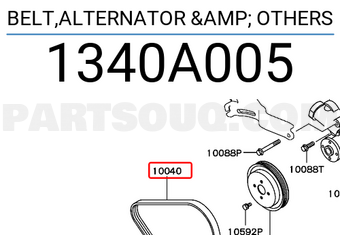 BELT,ALTERNATOR& OTHERS MD349465 | Mitsubishi Parts | PartSouq BELT,ALTERNATOR& OTHERS MD349465 | Mitsubishi Parts | PartSouq