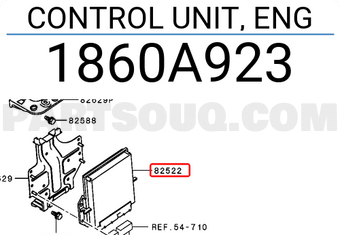 Mitsubishi 1860A923 CONTROL UNIT, ENG