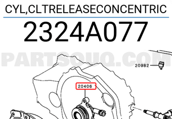 CYL,CLTRELEASECONCENTRIC 2324A077 | Mitsubishi Parts | PartSouq