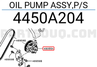 Mitsubishi 4450A204 OIL PUMP ASSY,P/S