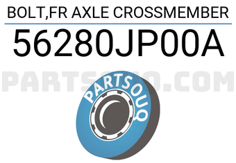 Mitsubishi 56280JP00A BOLT,FR AXLE CROSSMEMBER