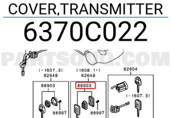 COVER,TRANSMITTER 6370C022 | Mitsubishi Parts | PartSouq COVER,TRANSMITTER 6370C022 | Mitsubishi Parts | PartSouq