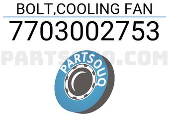 Mitsubishi 7703002753 BOLT,COOLING FAN