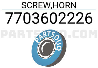 Mitsubishi 7703602226 SCREW,HORN