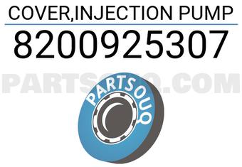 Mitsubishi 8200925307 COVER,INJECTION PUMP