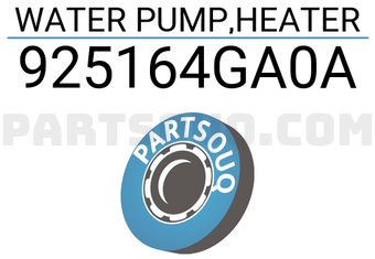 Mitsubishi 925164GA0A WATER PUMP,HEATER