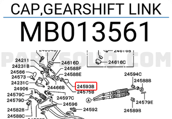 Mitsubishi MB013561 CAP,GEARSHIFT LINK