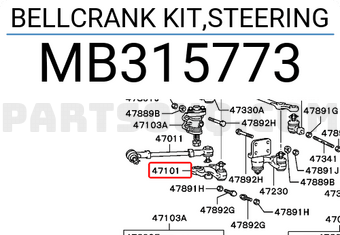 Mitsubishi MB315773 BELLCRANK KIT,STEERING