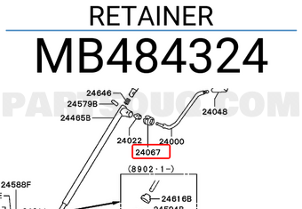 Mitsubishi MB484324 RETAINER