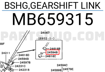 Mitsubishi MB659315 BSHG,GEARSHIFT LINK