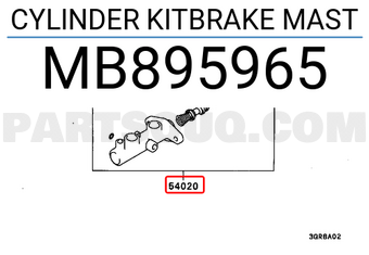 Mitsubishi MB895965 CYLINDER KITBRAKE MAST