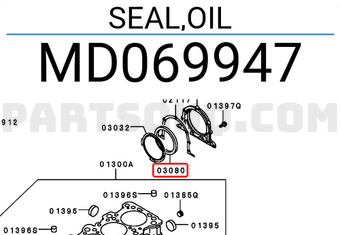 Mitsubishi MD069947 SEAL,OIL