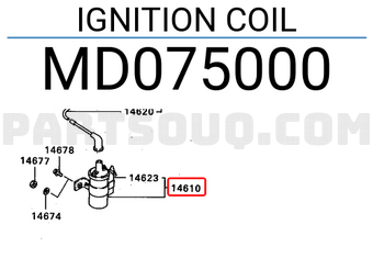 Mitsubishi MD075000 IGNITION COIL