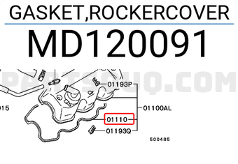 Mitsubishi MD120091 GASKET,ROCKERCOVER