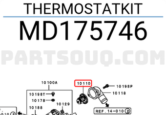 Mitsubishi MD175746 THERMOSTATKIT
