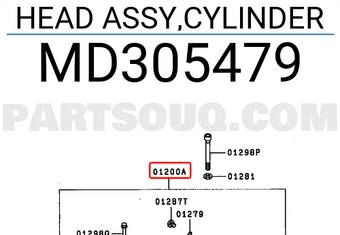 Mitsubishi MD305479 HEAD ASSY,CYLINDER