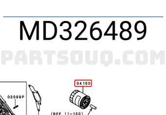 Mitsubishi MD326489 OIL FILTER