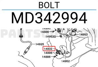 Mitsubishi MD342994 BOLT