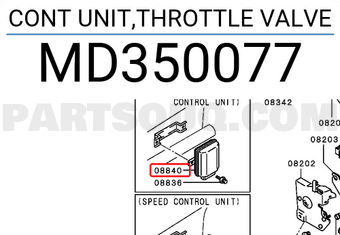 CONT UNIT,THROTTLE VALVE MD350077 | Mitsubishi Parts | PartSouq