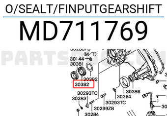 O/SEAL,T/F INPUT GEAR SFT MR145792 | Mitsubishi Parts | PartSouq