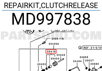 Mitsubishi MD997838 REPAIRKIT,CLUTCHRELEASE