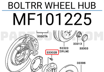 Mitsubishi MF101225 BOLTRR WHEEL HUB