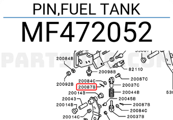 Mitsubishi MF472052 PIN,FUEL TANK