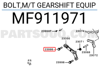 BOLT,M/T GEARSHIFT EQUIP MF911971 | Mitsubishi Parts | PartSouq