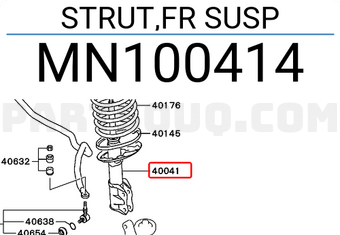 Mitsubishi MN100414 STRUT,FR SUSP