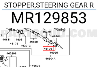 Mitsubishi MR129853 STOPPER,STEERING GEAR R