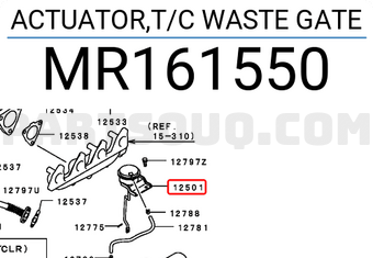 Mitsubishi MR161550 ACTUATOR,T/C WASTE GATE