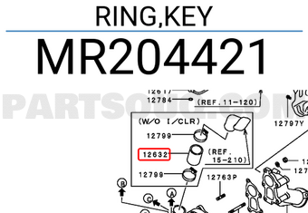 Mitsubishi MR204421 RING,KEY