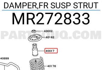 Mitsubishi MR272833 DAMPER,FR SUSP STRUT